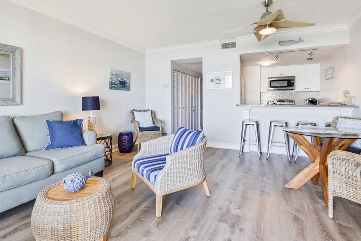 Oceanfront Airbnb in Jacksonville Beach, Florida, USA