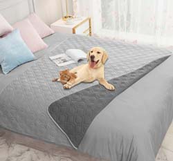 Aland Warm Pet Mat Dog Puppy Paw Bone Printed Soft Fleece Blanket Bed Cushion Pet Supplies Blanket Pet Blanket