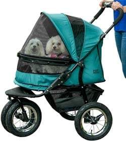 Pet Gear No-Zip Double Pet Stroller