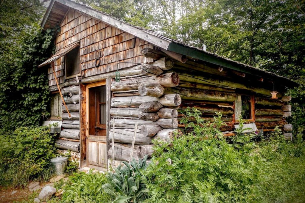 Airbnb cabin rental in Maine, USA