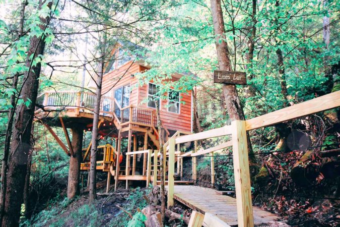 Treehouse Airbnb in Kentucky, USA