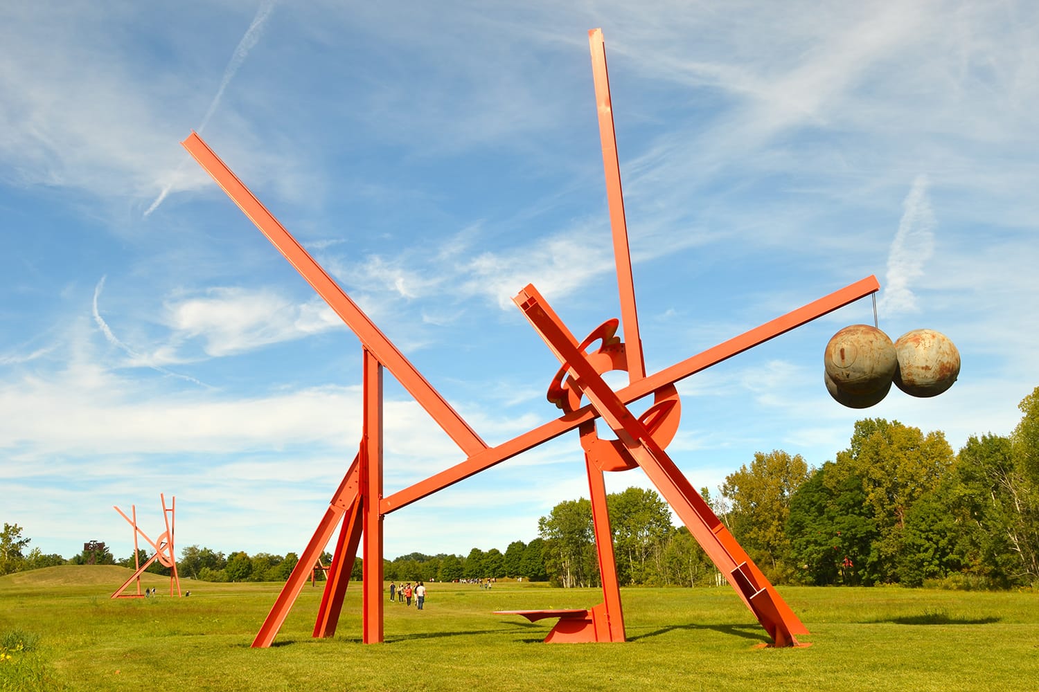Sculpture at the Storm King Art Center in Mountainville, NY, USA