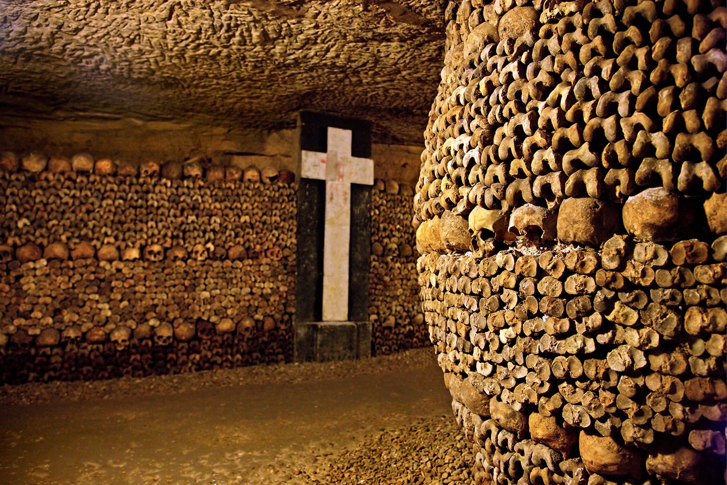 Catacombs in Paris, France