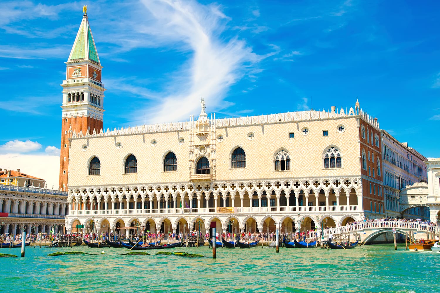Piazza San Marco with Campanile and Doge's Palace in Venice, Italy