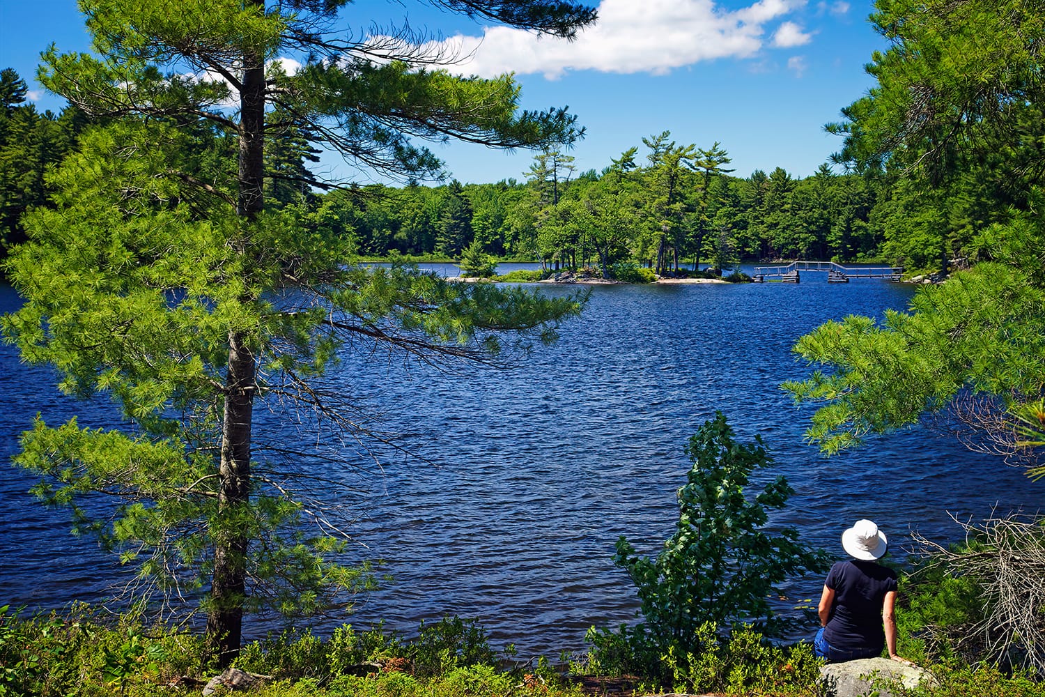 Hardy Lake in the Muskoka Region of Ontario, Canada