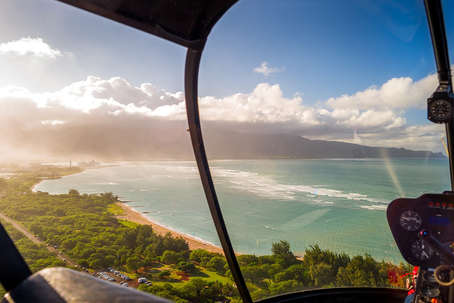 Helicopter ride of Maui's landscape