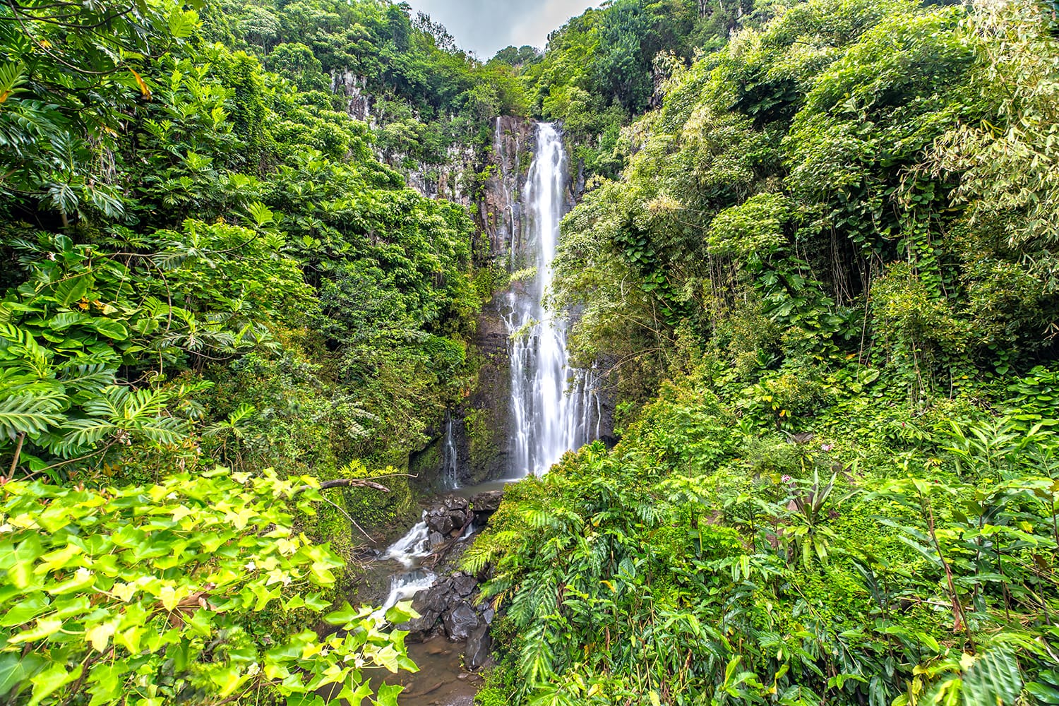 Wailua Falls on the Road to Hana in Maui
