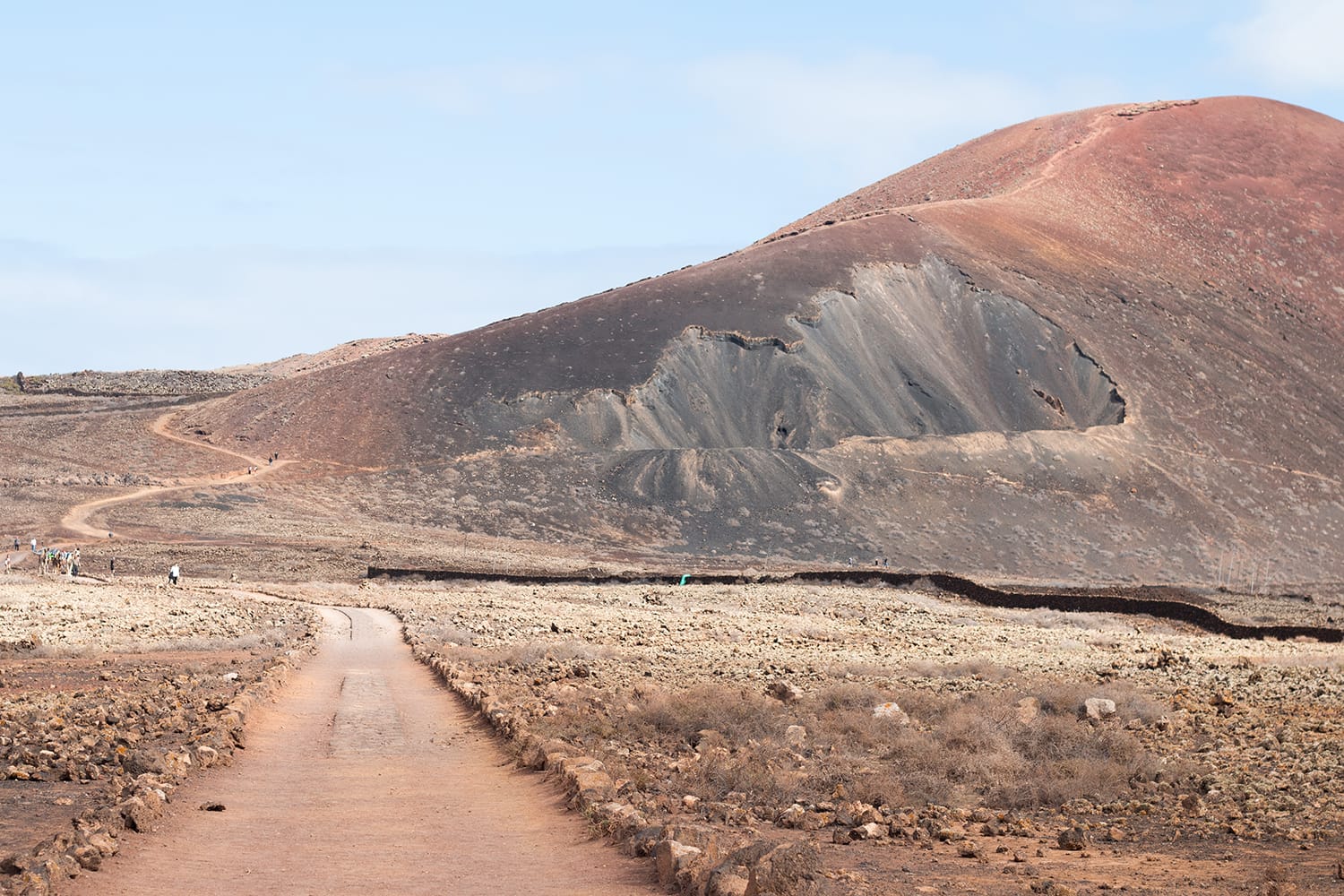 Road to Calderon Hondo, Fuerteventura, Canary Islands, Spain