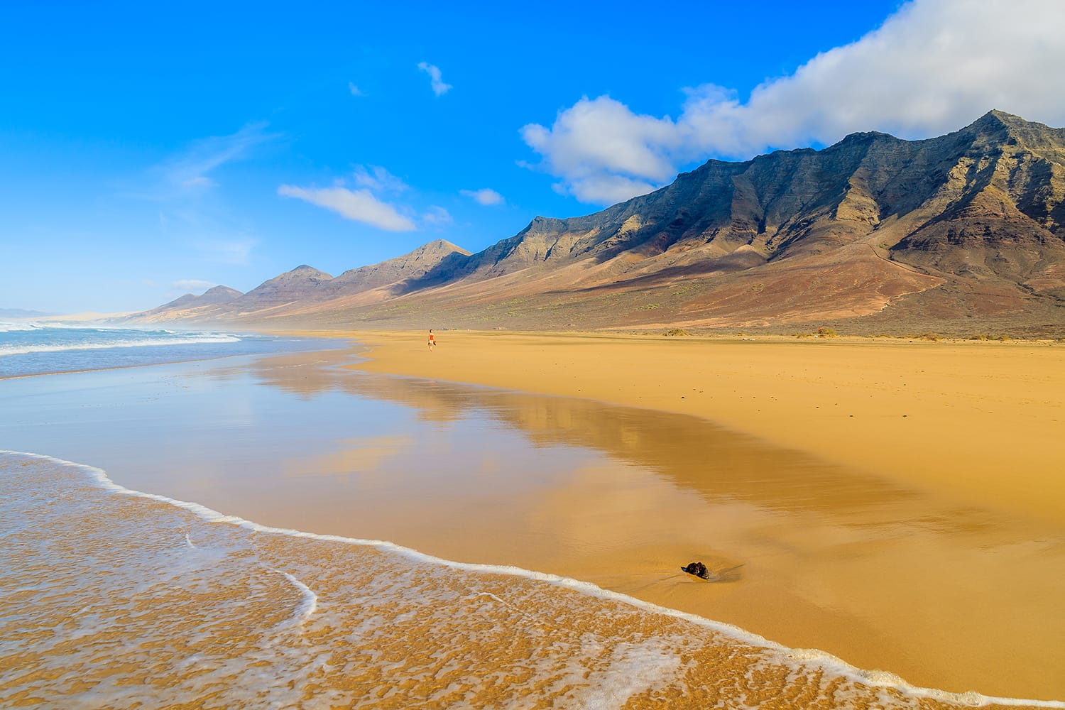 Beautiful Cofete beach, Fuerteventura, Canary Islands, Spain