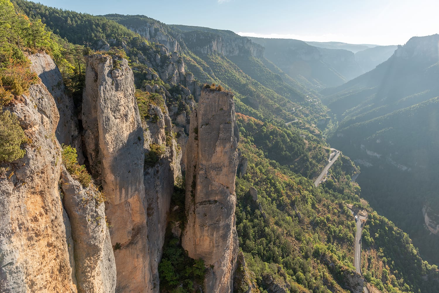 Canyon at Cévennes National Park in France