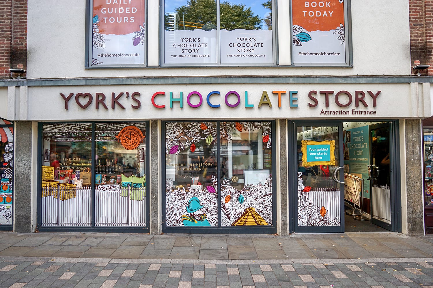 York's Chocolate Story attraction, Kings Square, Yorkshire, UK