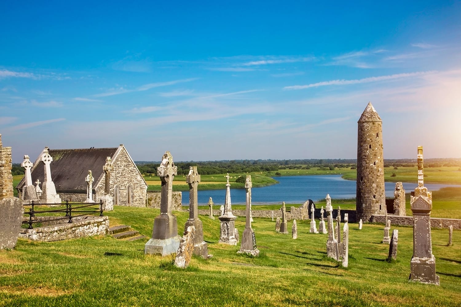 Clonmacnoise Cathedral in Ireland