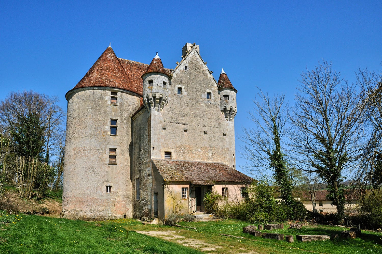 Courboyer castle in Le Perche Regional Park, France
