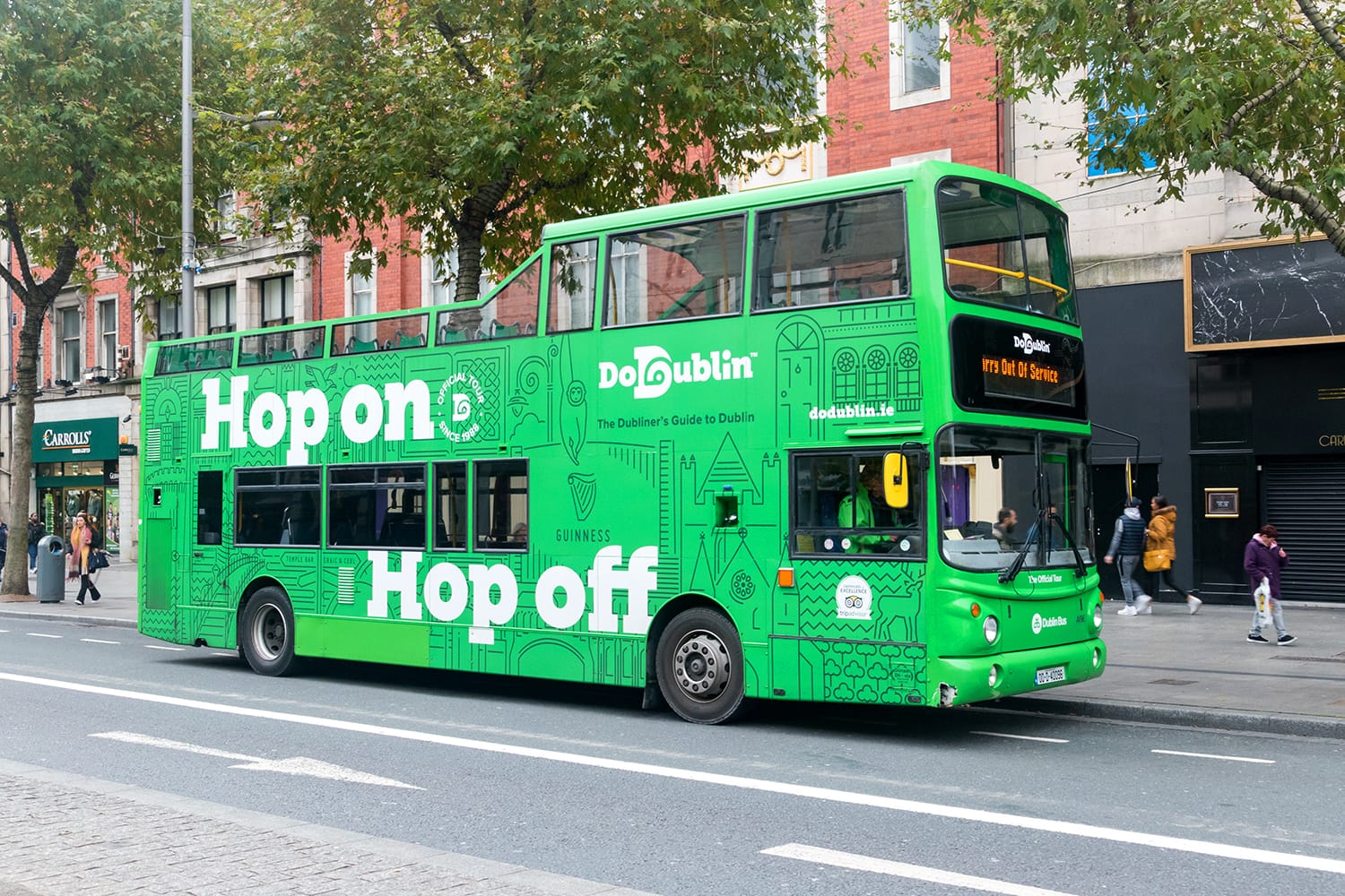 bus tour companies in dublin