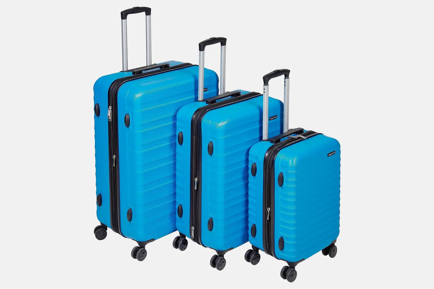 AmazonBasics Hardside Spinner Luggage Set – 3 Piece