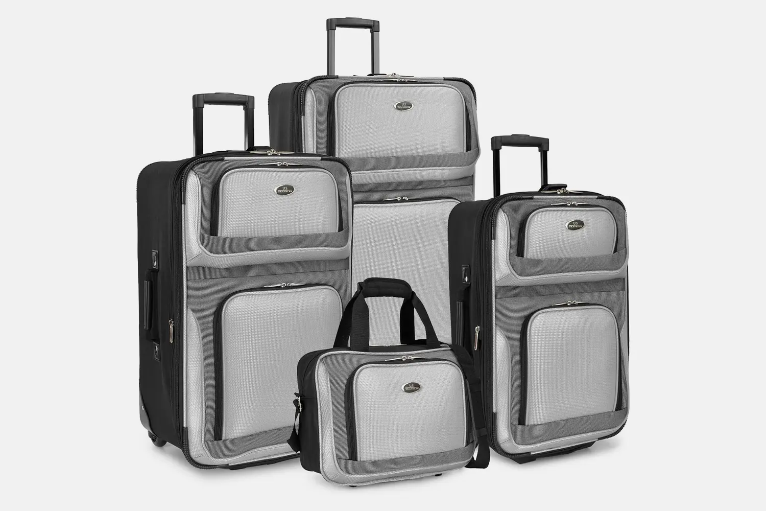 Traveler’s Choice US Traveler New Yorker Lightweight Luggage Set – 4 Piece