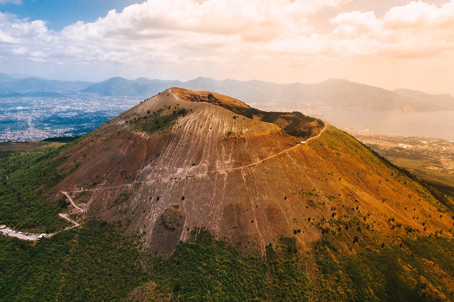Volcano Vesuvius National Park in Italy