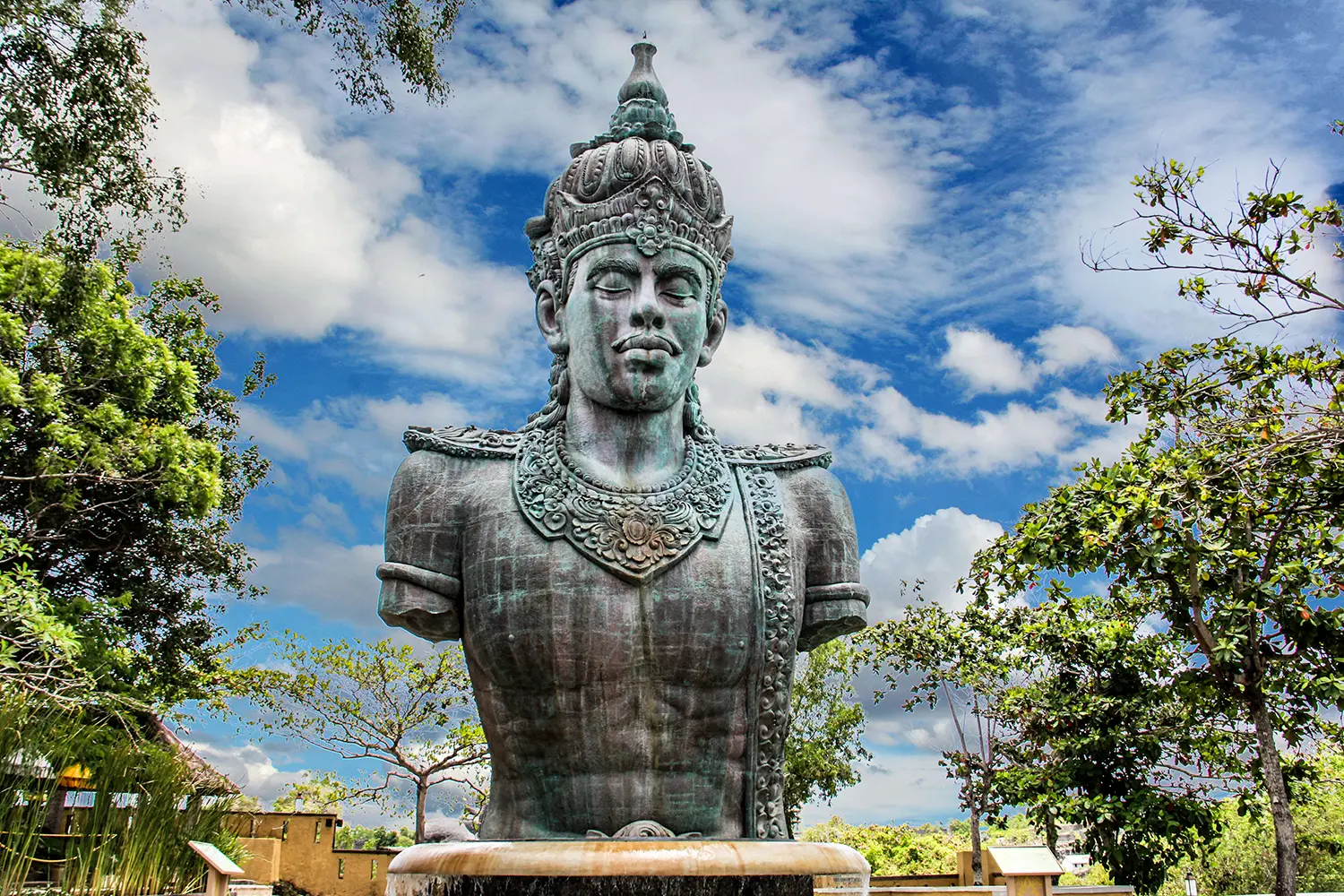 Gigantic statue at Garuda Wisnu Kencana in Bali