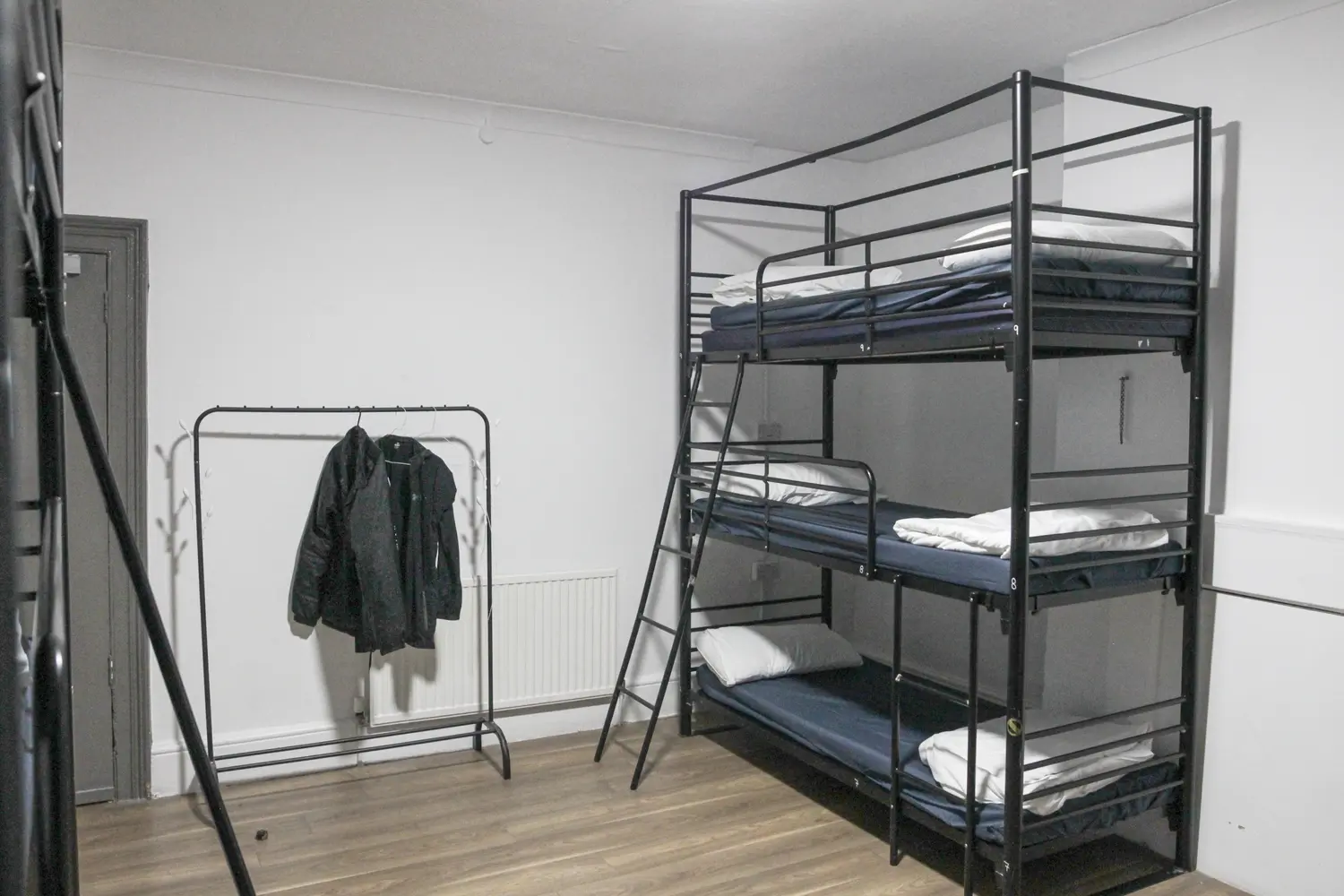 Dorm room at the Onefam Waterloo hostel in London