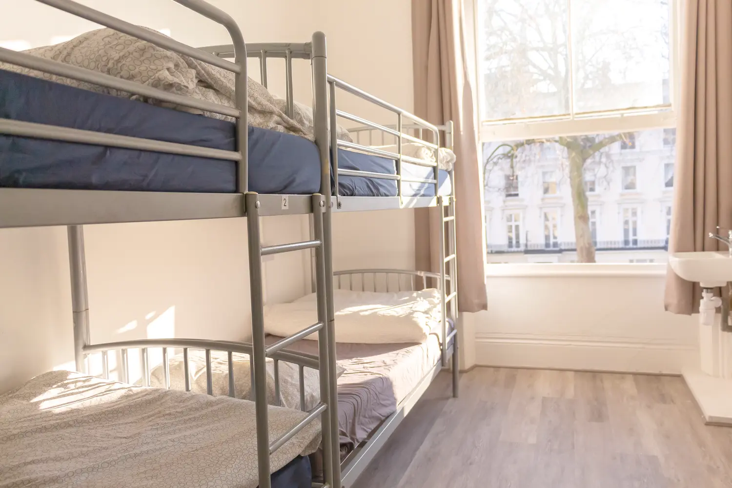 Dorm room at the Urbany Hostel London
