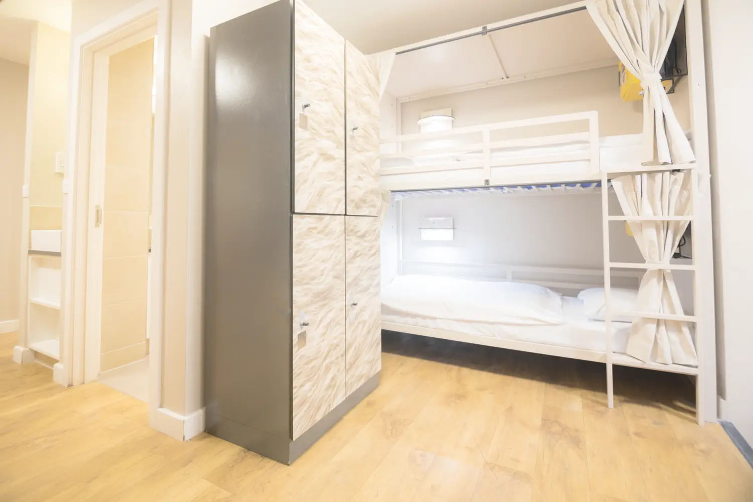Dorm room at the Wombat's City Hostel London