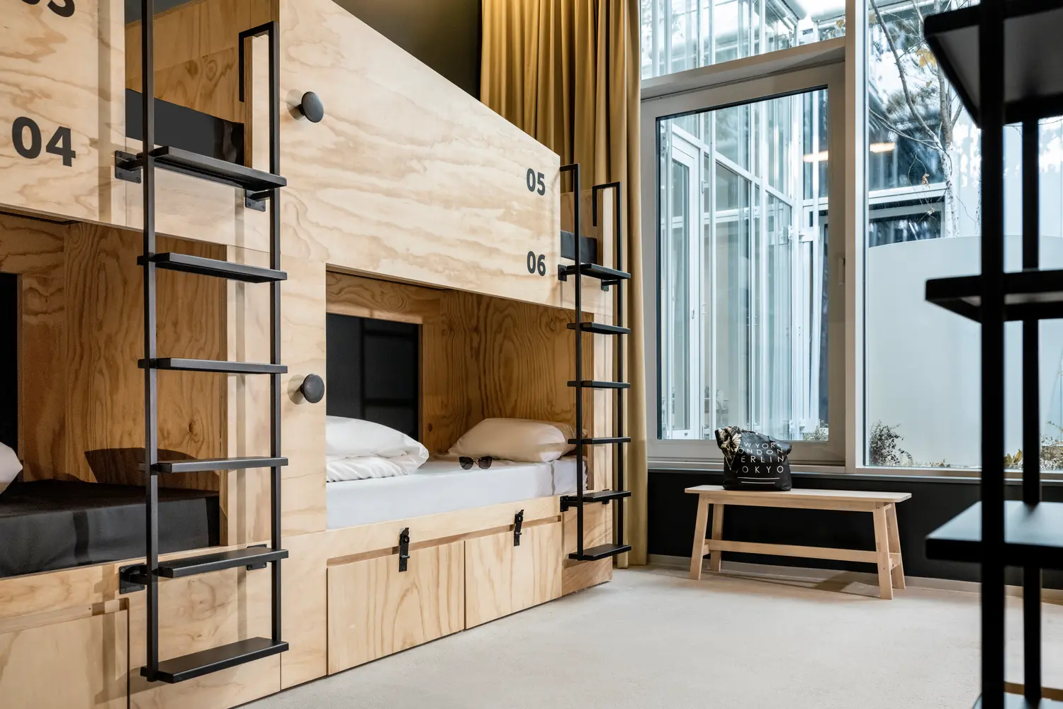 Dorm room at the Jo & Joe Vienna 