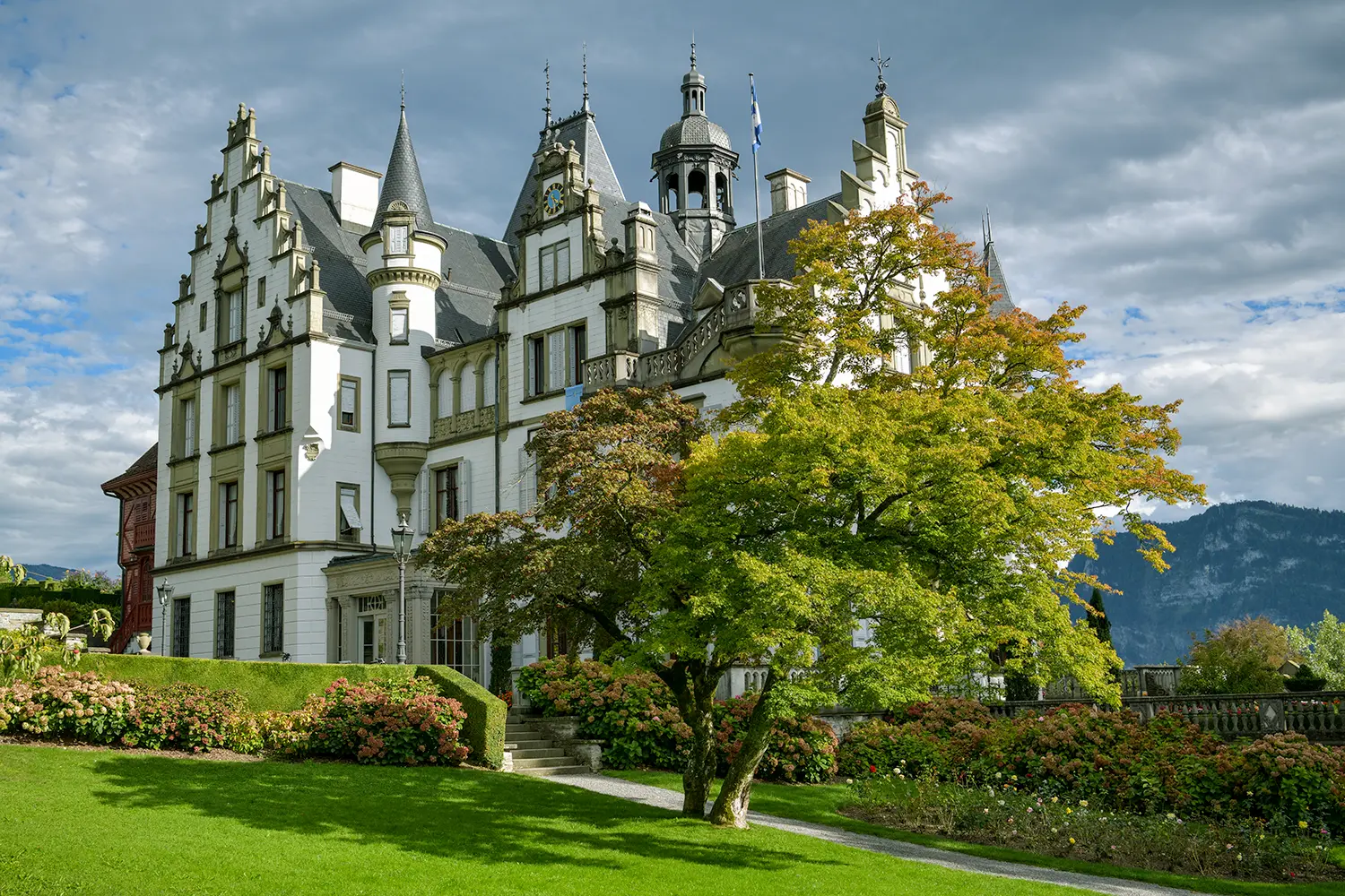 Historic Castle Meggenhorn near Meggen, Switzerland