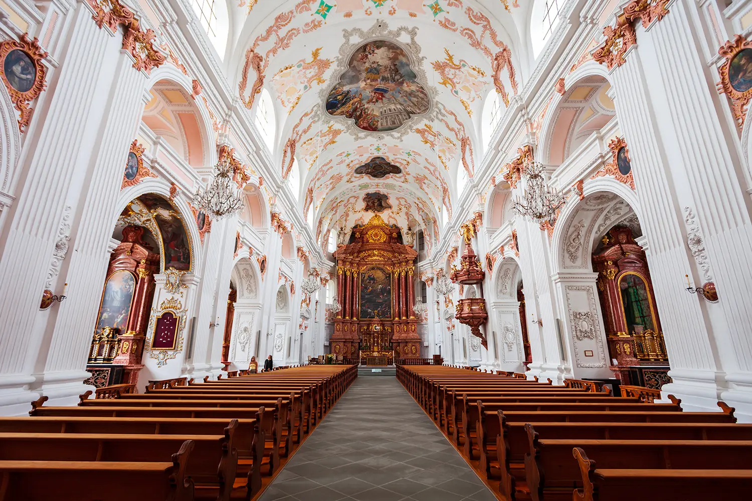 Jesuit Church or Jesuitenkirche St. Franz Xaver is a Catholic church located in Lucerne city, Switzerland