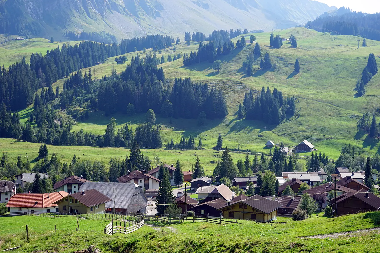 View of Sorenberg, Switzerland