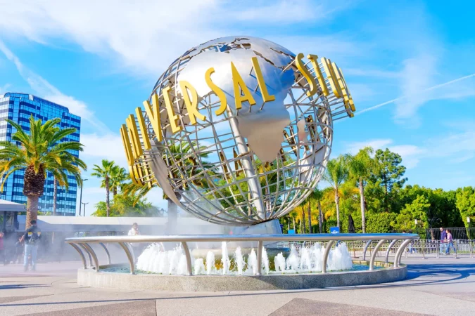 Universal Studios Globe in Hollywood, CA