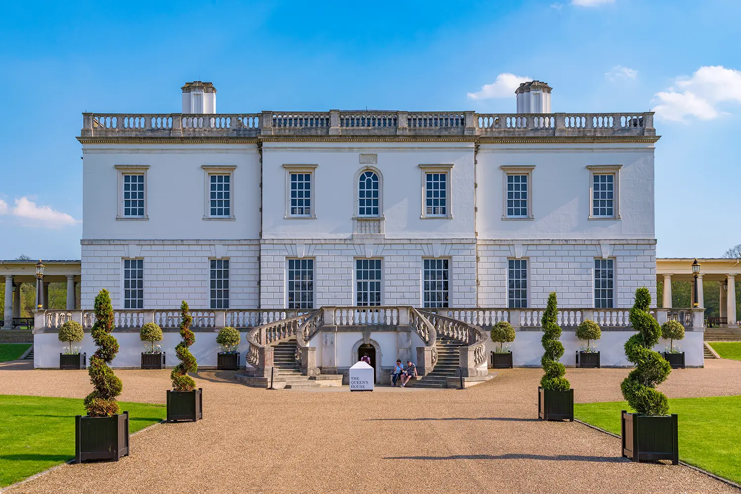 Queen's House, an historic landmark and travel destination in Greenwich, London, UK