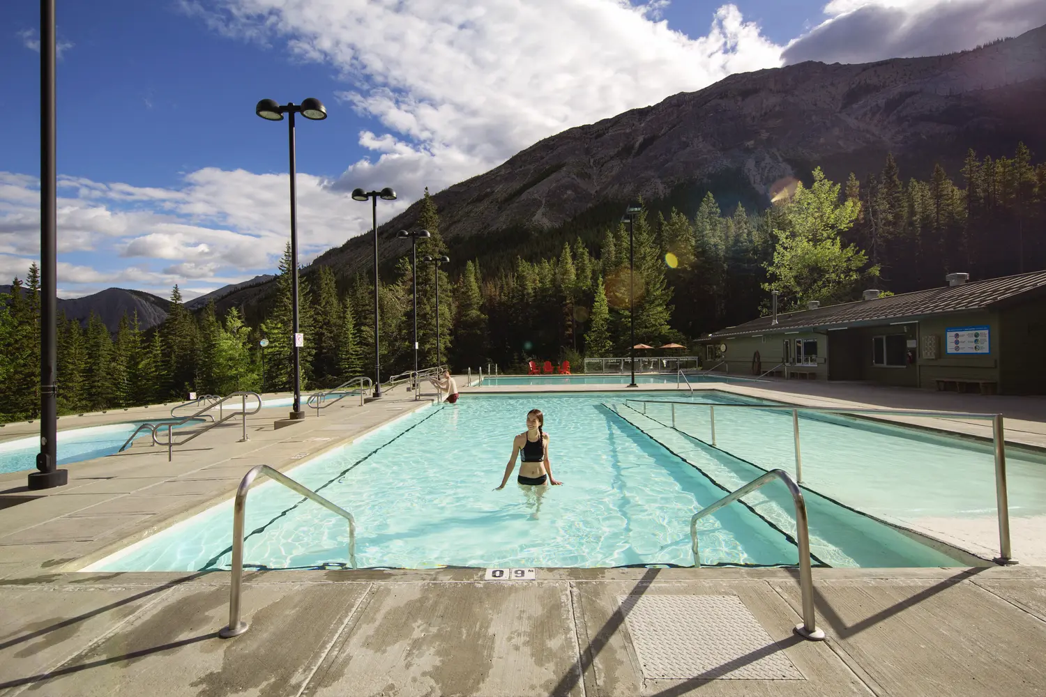 Miette Hot Springs in Jasper, Canada