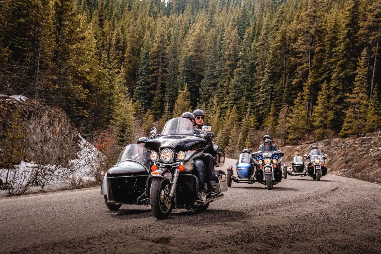 Motorcycle tour in Jasper, Canada