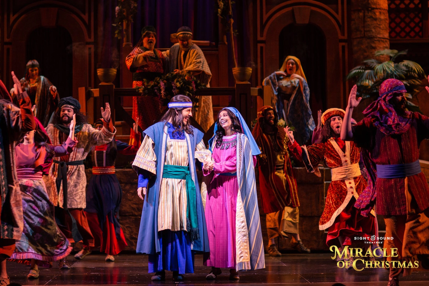 Actors performing a religious play at the Sight & Sound Theatre in Branson, MO.