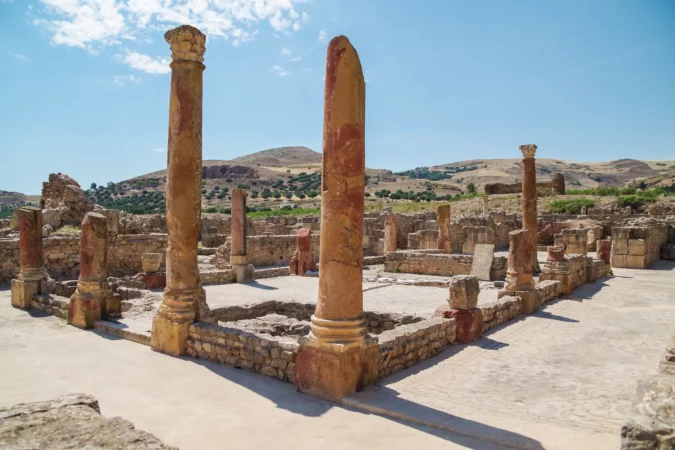 Bulla Regia ruins in Tunisia