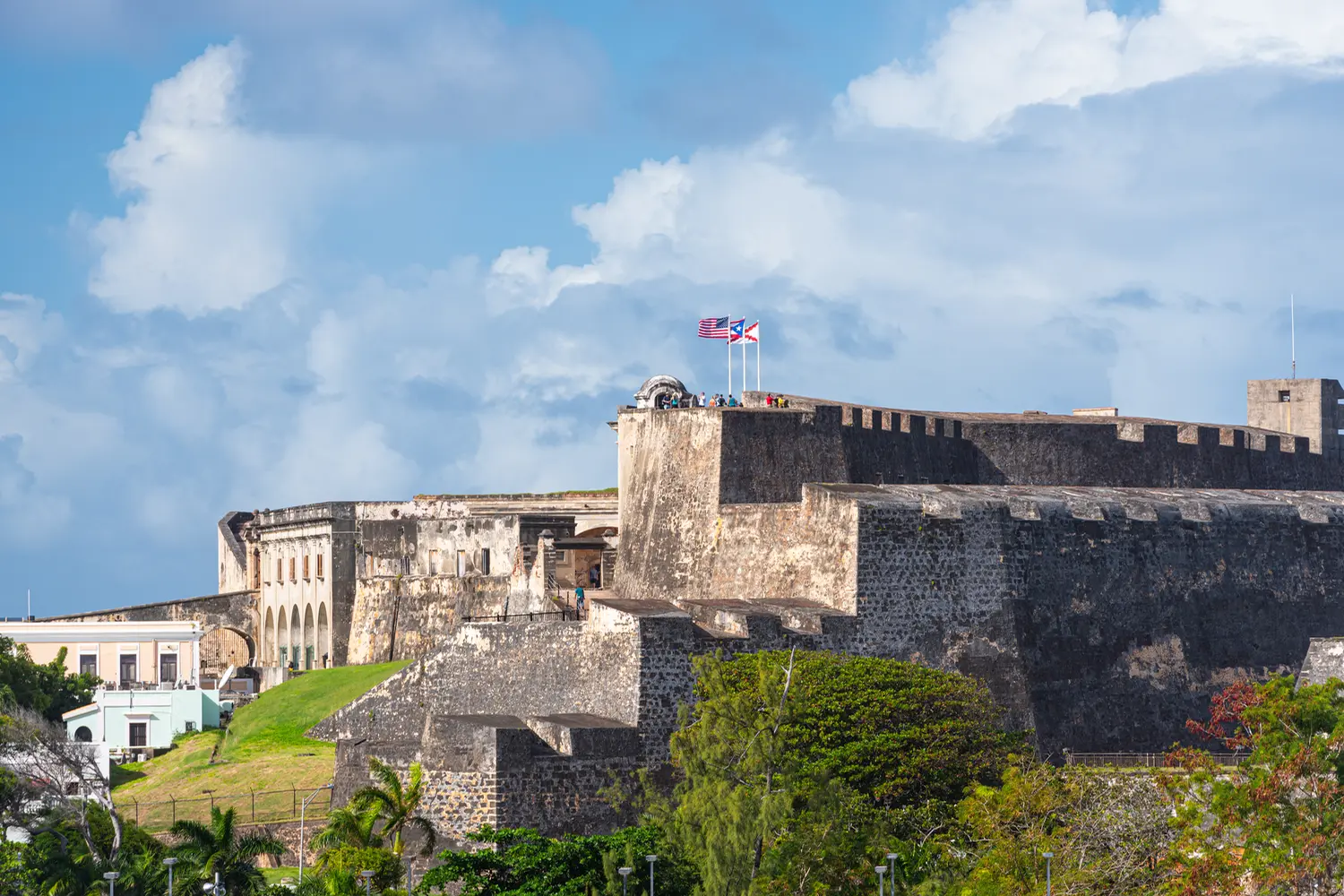 Castillo San Cristobal in San Juan, Puerto Rico.