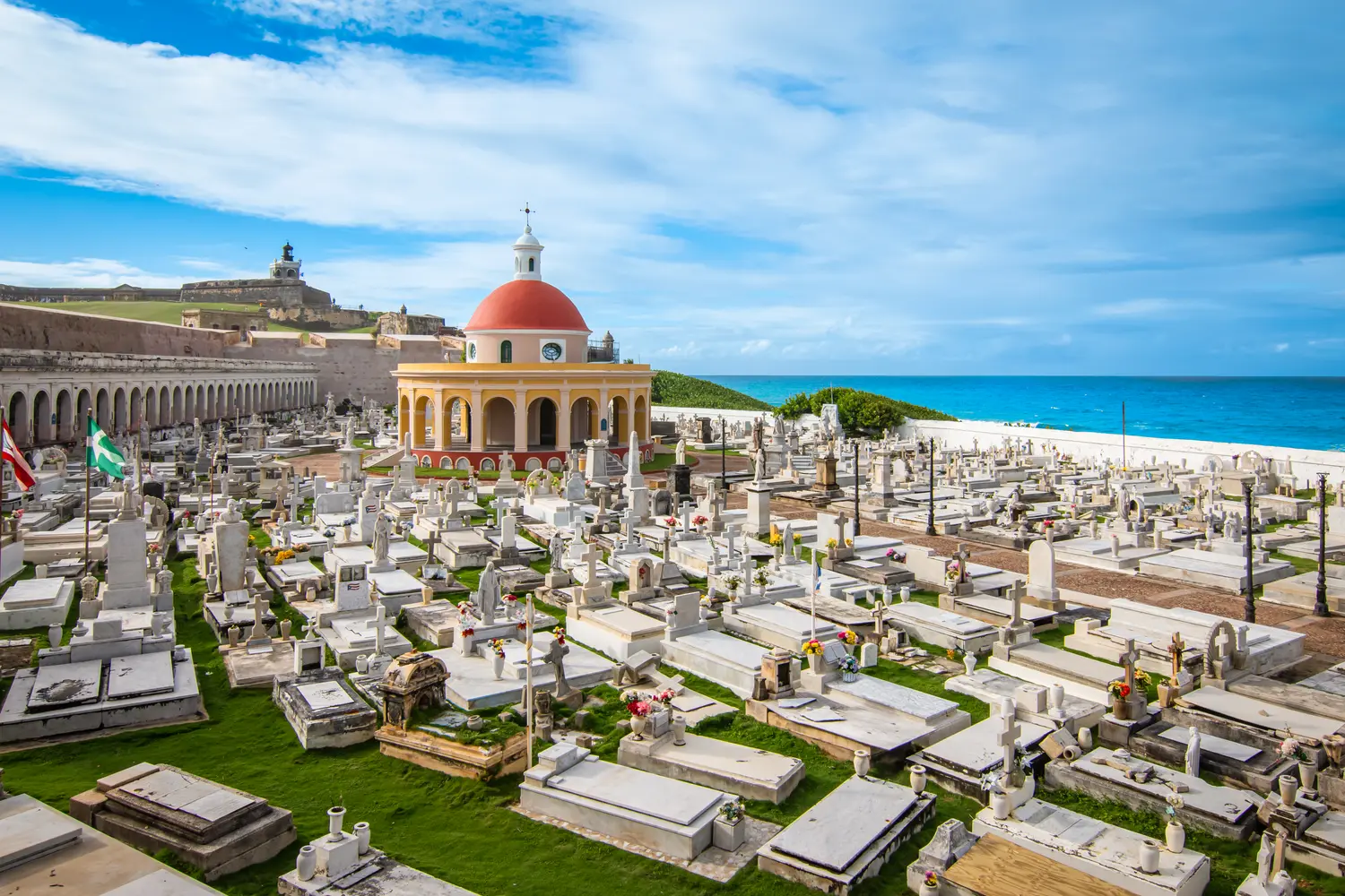 Santa María Magdalena de Pazzis Cemetery in Old San Juan, Puerto Rico.