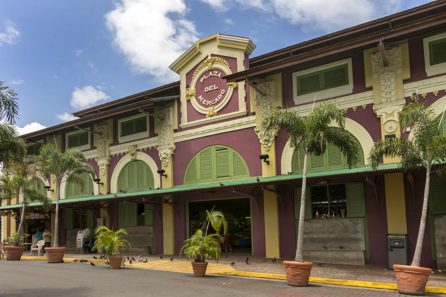 Public market place in Santurce neighborhood in San Juan, Puerto Rico